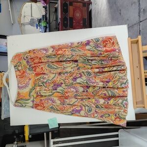 Colorful Paisley Skirt